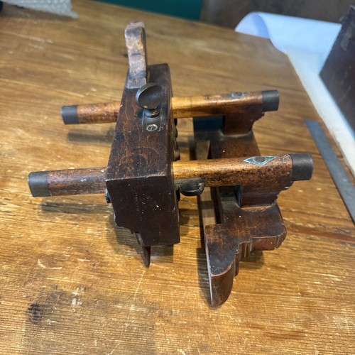 Vintage beech plough - plane, by