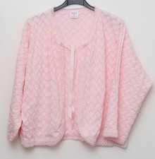BHS Size XL Bed jacket pink coloured ribbon closure long sleeved loungewear