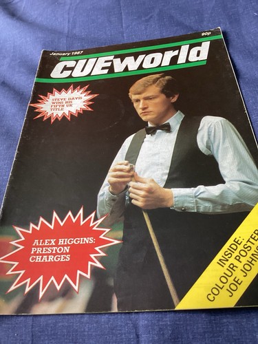 Cue world january - cue, 1987,snooker