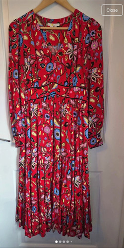 Boden red floral paisley - floral,