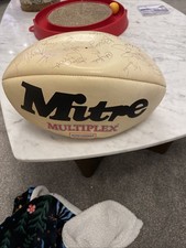 Signed Mitre Multiplex Rugby Ball