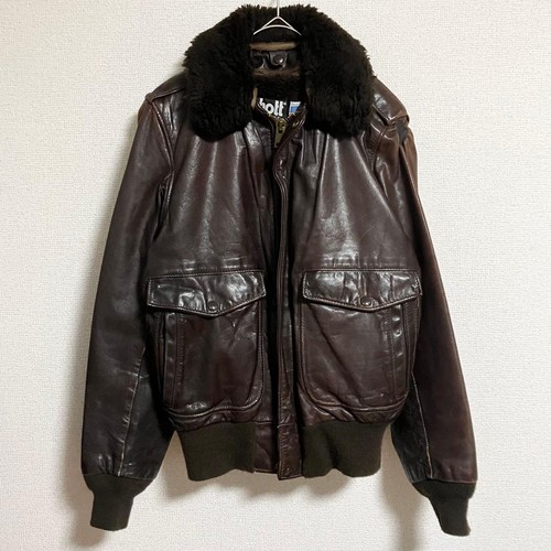 Rare schott leather flight - leather,