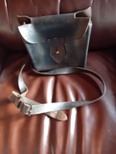 Vintage leather tradesman/bus conductor cash bag excellent condition