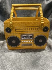 LOL Surprise Ooh La La Baby Surprise Boombox Purse Handbag Gold Storage Bag OMG