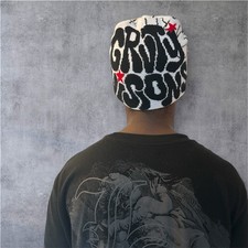 Grvty Visions Beanie – White • Streetwear Fit ?