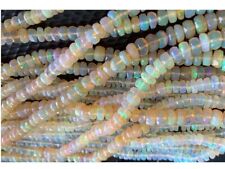 AAA Quality Ethiopian Opal Gemstone hand faceted Rondelle Beads Making Jewelry