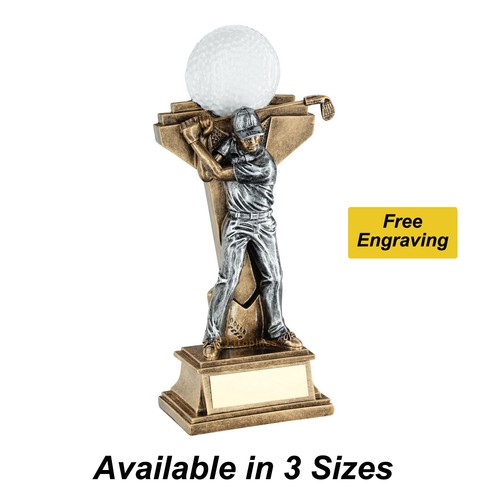 Golf trophy free - golf, engraving