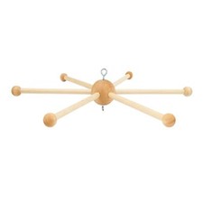 Wooden Mobile Bracket for Wind Chime - DIY Hanging Decor for Nursery