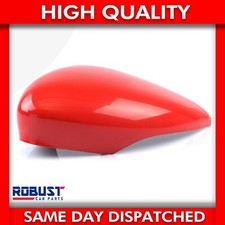 RACE RED LEFT PASSENGER SIDE DOOR WING MIRROR COVER FOR FORD FIESTA (2008-2017)