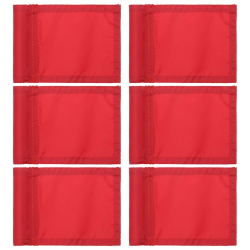 6pcs inch golf flag 420d - inch,