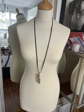 Phase Eight Glass Spiral Necklace