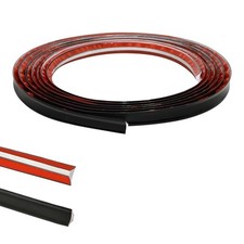 Black PVC Quadrant Trim,Flexible Laminate Beading Self Adhesive Plastic Wall