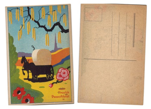 Vintage postcard dutch - postcard,