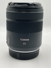 CANON RF 85mm f/2 MACRO IS STM LENS - R F 85 mm 1:2.0 - GOOD