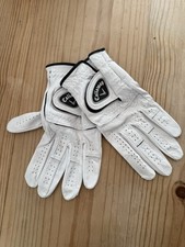 2 x Callaway Dawn Patrol L/H Leather Golf Gloves (L- H glove for R-H Golfer)