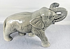 Grey African Elephant Figurine