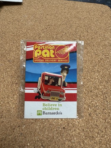 Postman pat charity pin badge - pat,
