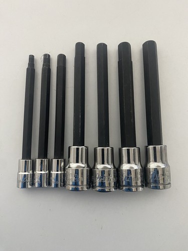 Blue point long hex socket - hex, set