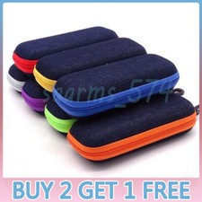 Portable Zipper Eye Glasses Sunglasses Hard Case Box Protector Large Hold Gift