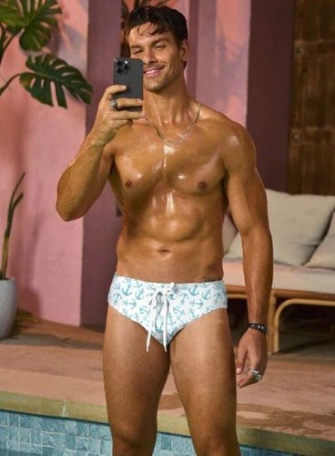 New men sexy white anchors - men's,