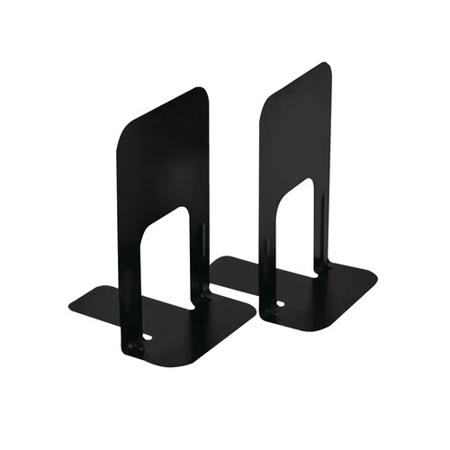 Large deluxe bookends black 2 - bookends,