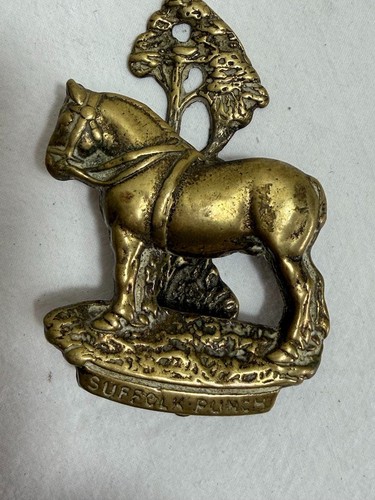 Cast brass suffolk punch - cast, "suffolk