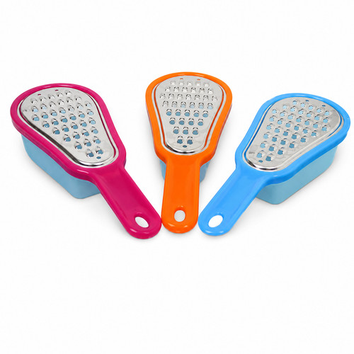 Mini stainless steel grater - stainless,