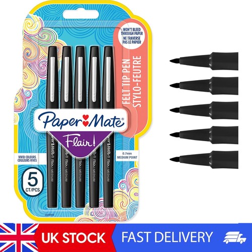 Count black flair felt tip - black,