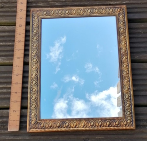 Vintage linton mirror - mirror, brass