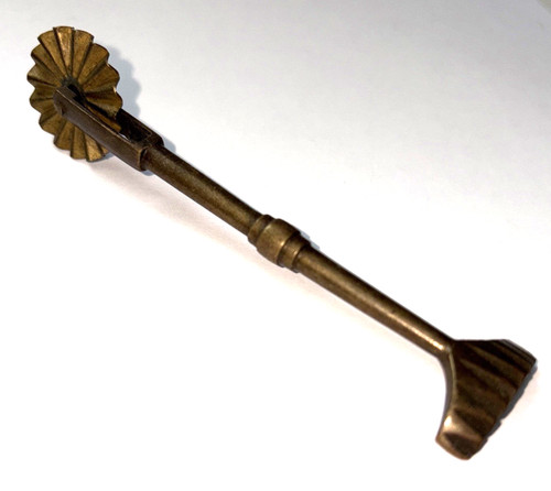 Vintage brass pie crimper - brass,