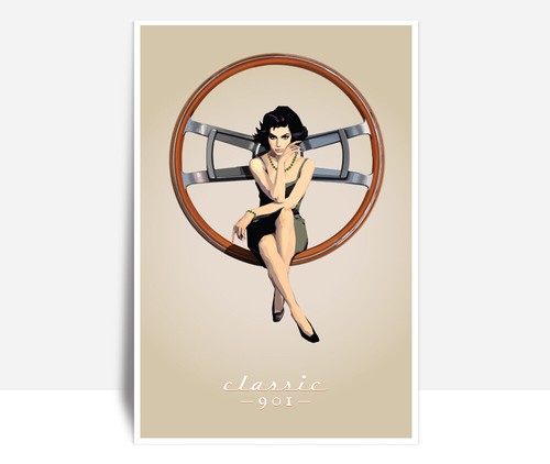 1960 pop art lady - art., on