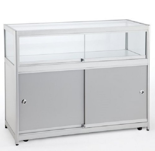 Glass aluminium showcase - 1/3,