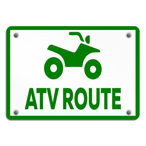 Aluminum horizontal metal sign - aluminum,