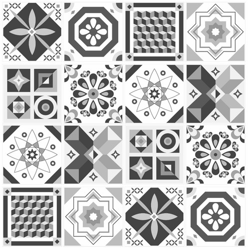 Mosaic tile stickers - mosaic,