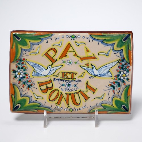Pax bonum peace and - bonum,