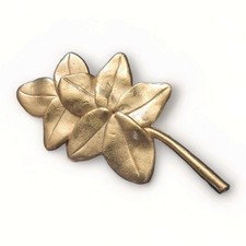Vintage Avon Gold Tone Leaf