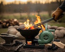 Hand Blower Forge - For Knife