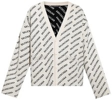 BALENCIAGA Logo Jacquard Print
