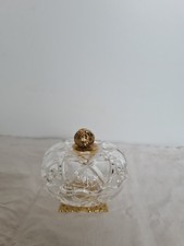 Vintage Glass Lided Trinket
