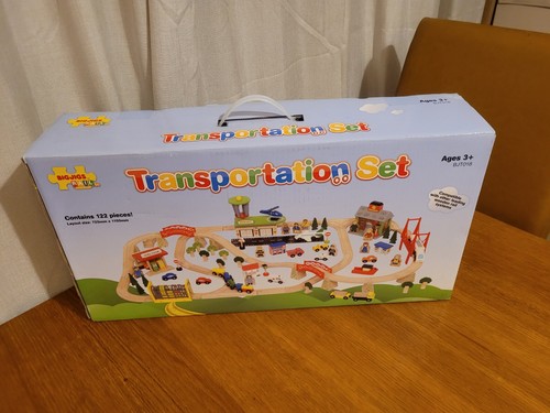 Bigjigs rail 124pc wooden - 124pc,