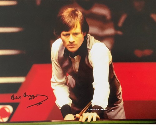 Alex higgins signed - higgins, snooker