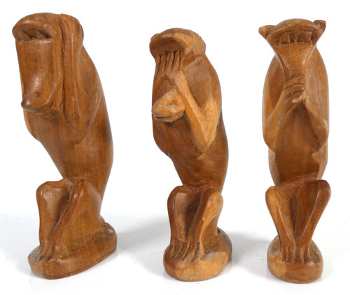 Three wise monkey - monkey, figures