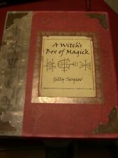 A WITCH'S BOX OF MAGICK BY GILLY SERGIEV - BOOK WAND CANDLE INCENSE ALTAR CLOTH