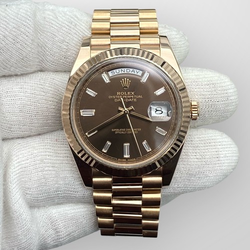 Rolex watch day date - watch, gold