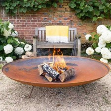 Corten Steel Garden Fire Pit