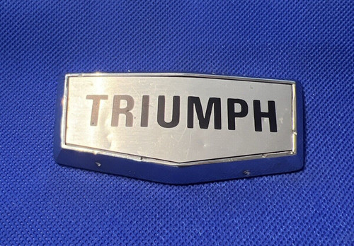 Triumph metal car grille - metal, badge