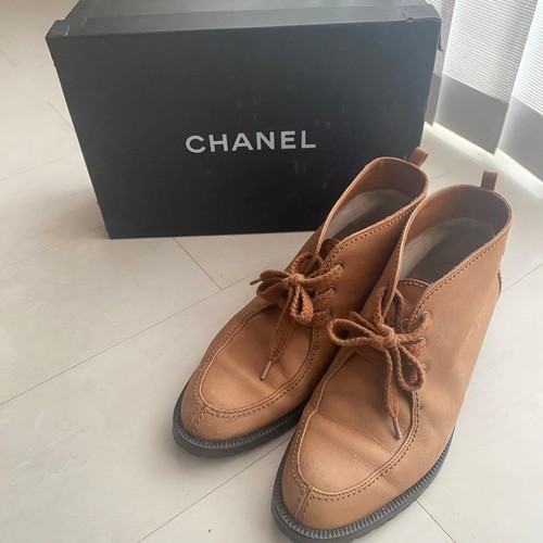 Chanel shoes beige leather - shoes,