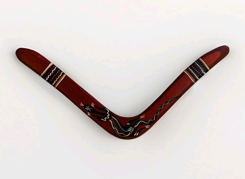 Australian wooden boomerang - australian,