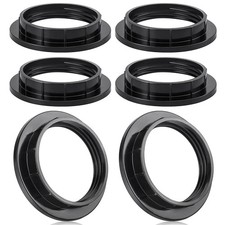 6 Pack Black Lampshade Reducer