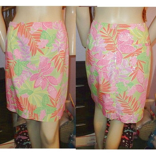 Vtg lilly pulitzer skirt size - pulitzer,